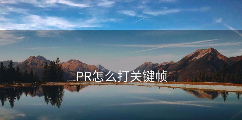 PR高级设置中关键帧距离如何调整？常见问题有哪些？