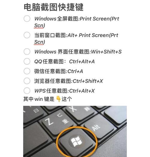 笔记本电脑截图快捷键是什么？如何进行笔记本电脑屏幕截图？