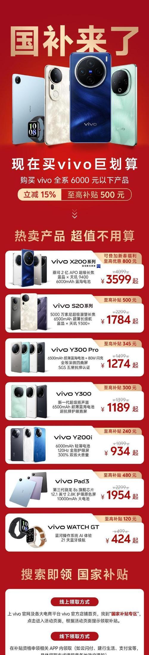 vivoS19手机补贴领取方法？如何申请手机补贴？